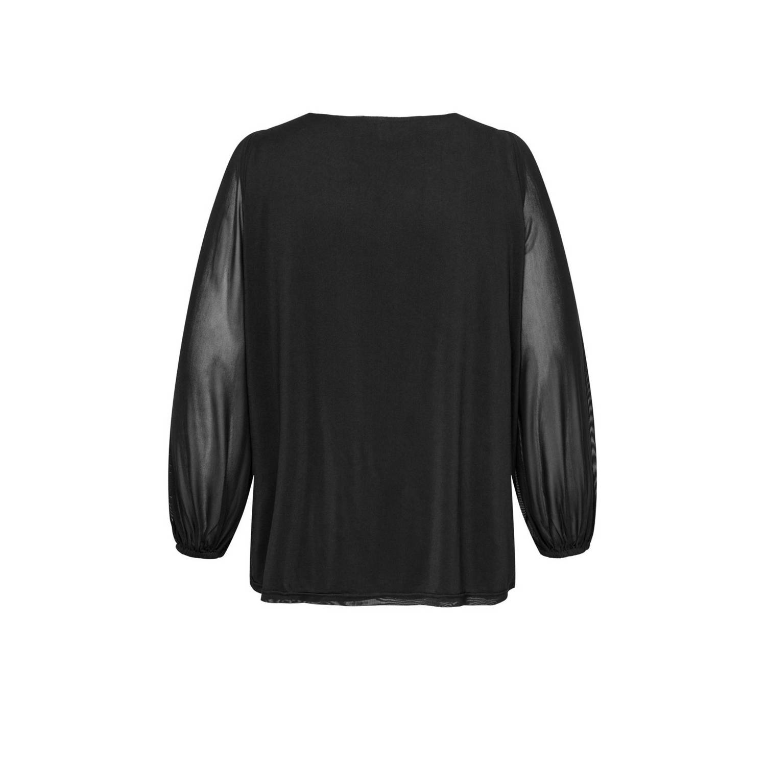 ONLY CARMAKOMA blousetop zwart