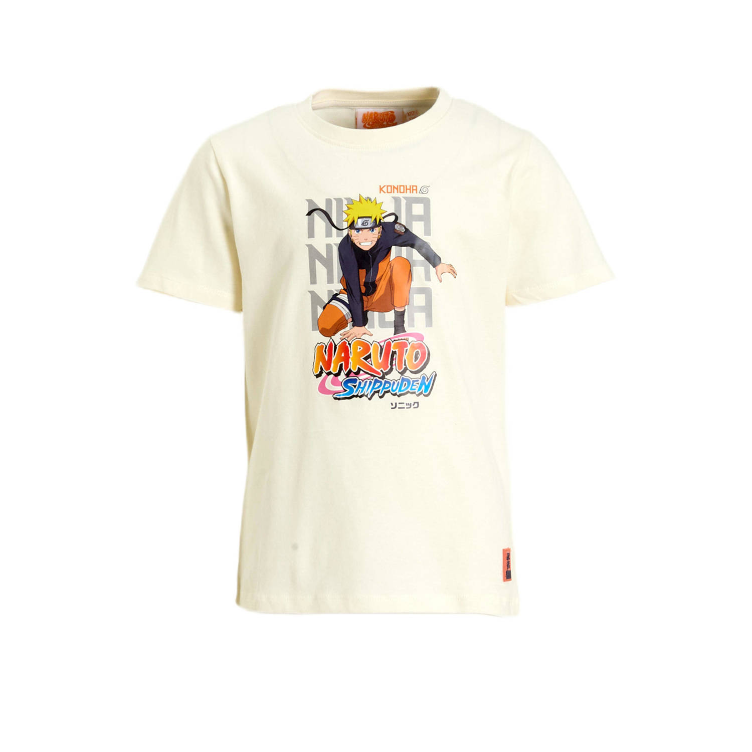 Anytime T-shirt Naruto license off-white