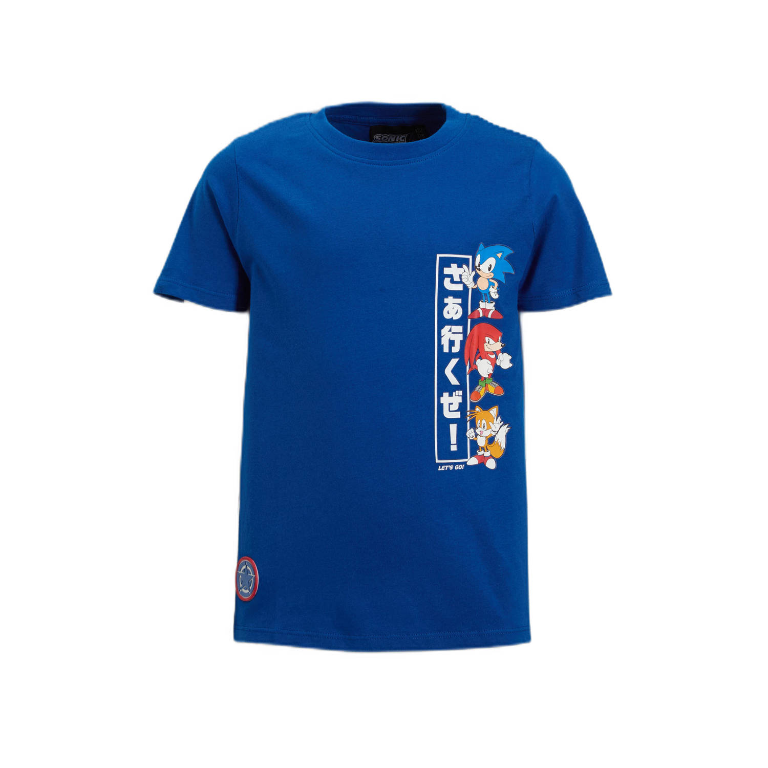 Anytime T-shirt Sonic license blauw