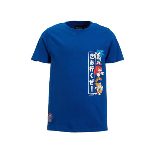 anytime T-shirt Sonic license blauw afbeelding