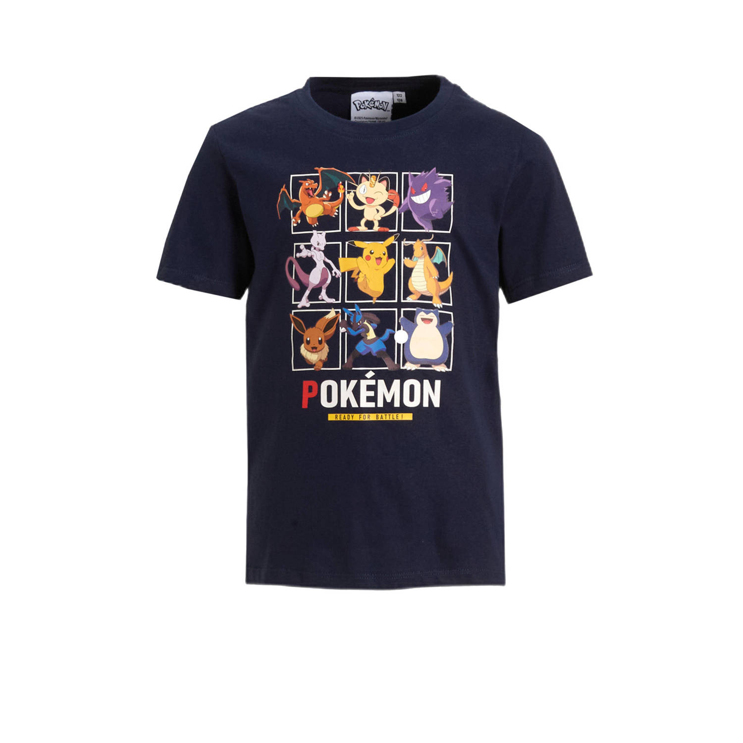 Anytime T-shirt Pokemon license donkerblauw