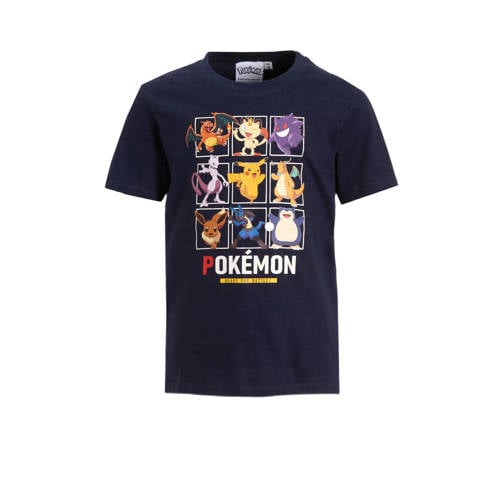 anytime T-shirt Pokemon license donkerblauw afbeelding