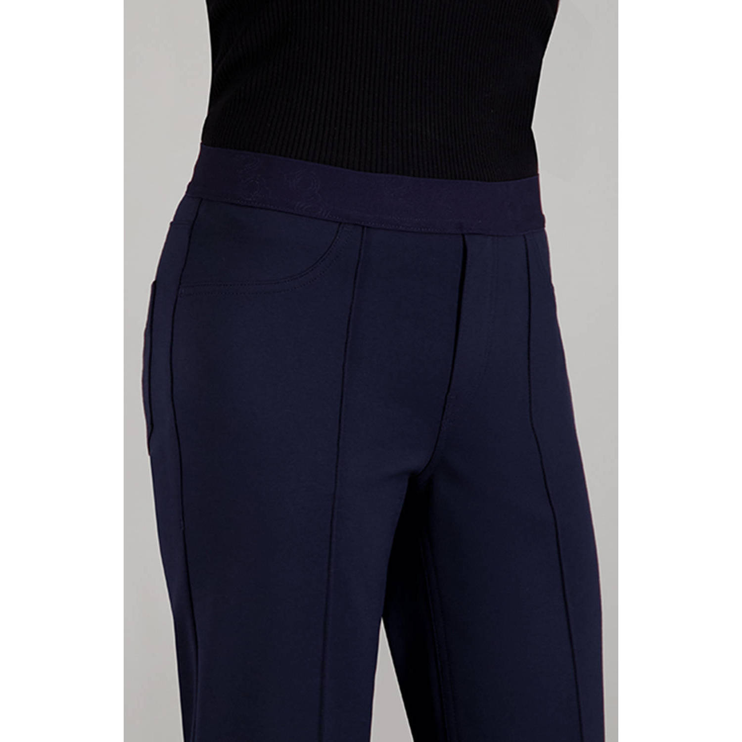 gardeur slim broek marine