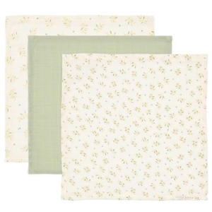 monddoekje - hydrofiel Blueberry Leaves & Sage (set van 3)