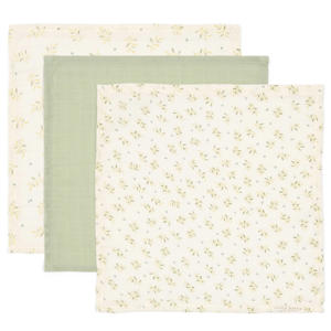 monddoekje - hydrofiel Blueberry Leaves & Sage (set van 3)