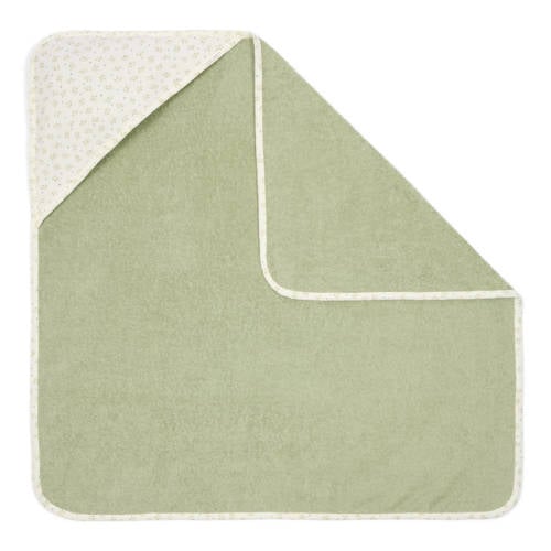Little Dutch hydrofiele badcape 100x100 Blueberry Leaves afbeelding