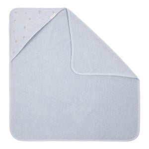 badcape geborduurd Blue