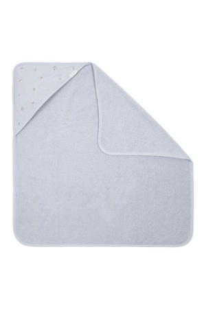 badcape geborduurd Blue