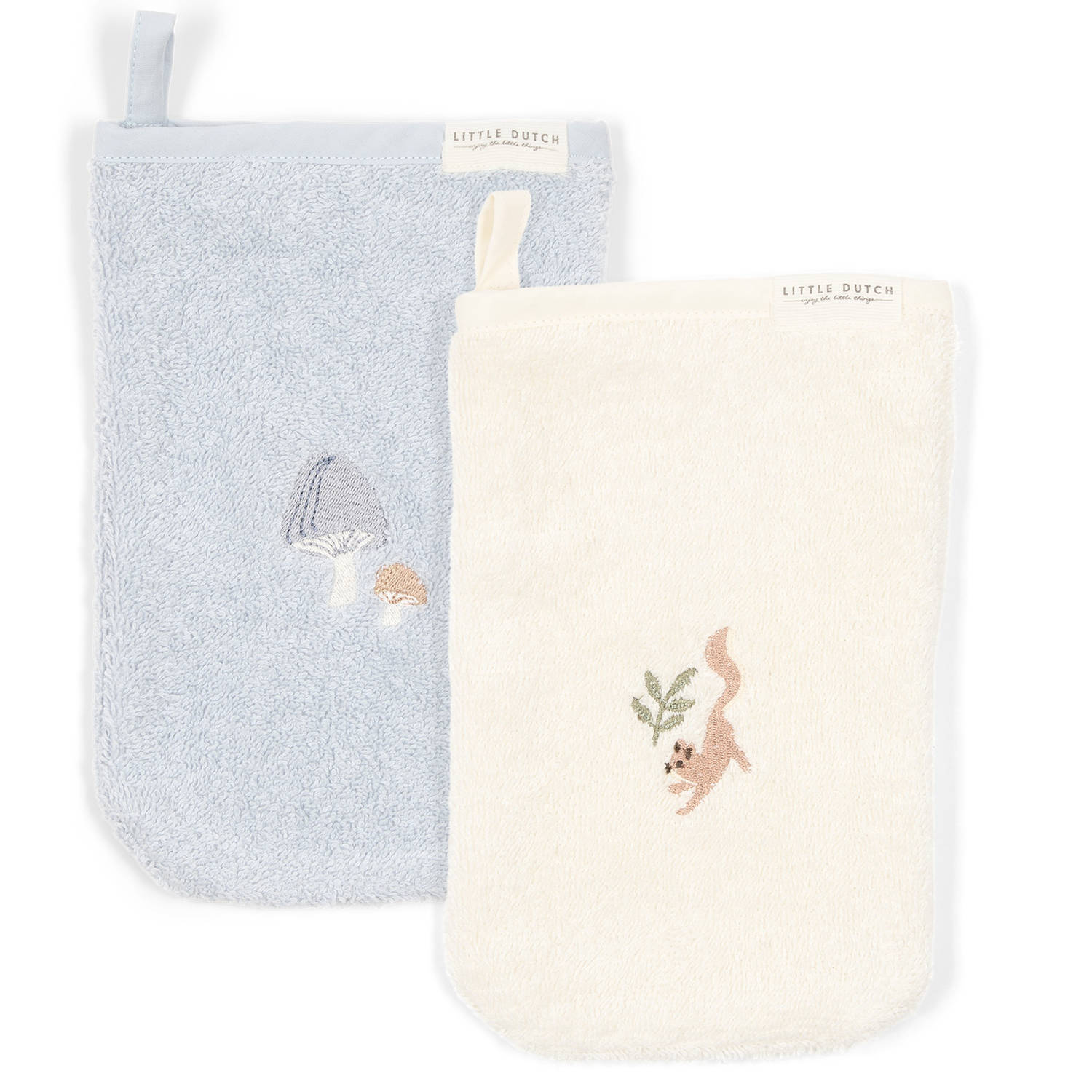 Little Dutch washandje set van 2 Forest Friends