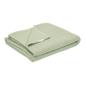 gebreide wiegdeken Pure Sage