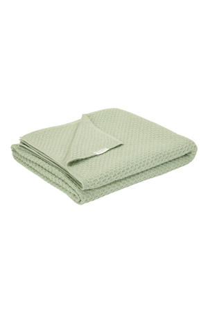 gebreide wiegdeken Pure Sage