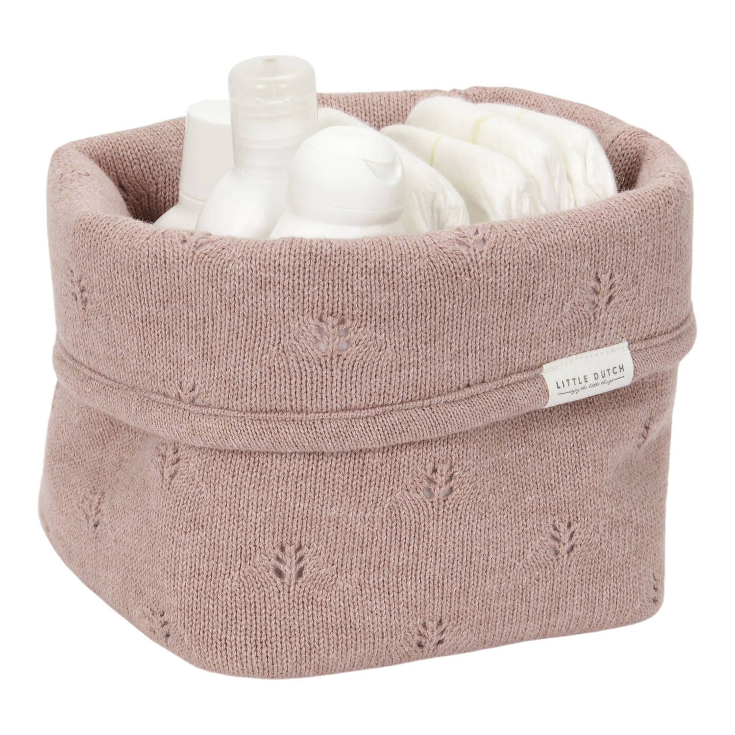 Little Dutch klein gebreid commodemandje Pure Pink Blush