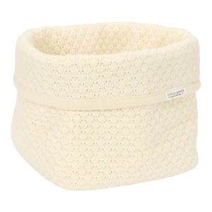 klein gebreid commodemandje Pure Soft White