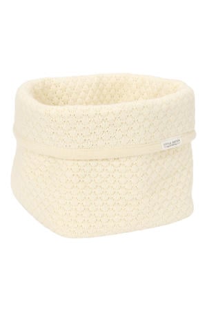 klein gebreid commodemandje Pure Soft White