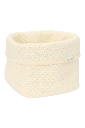 klein gebreid commodemandje Pure Soft White