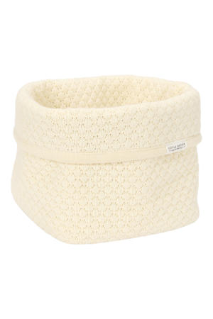 klein gebreid commodemandje Pure Soft White