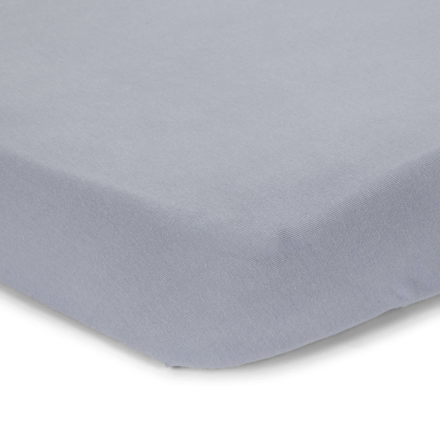 Little Dutch ledikant hoeslaken Pure Denim Blue