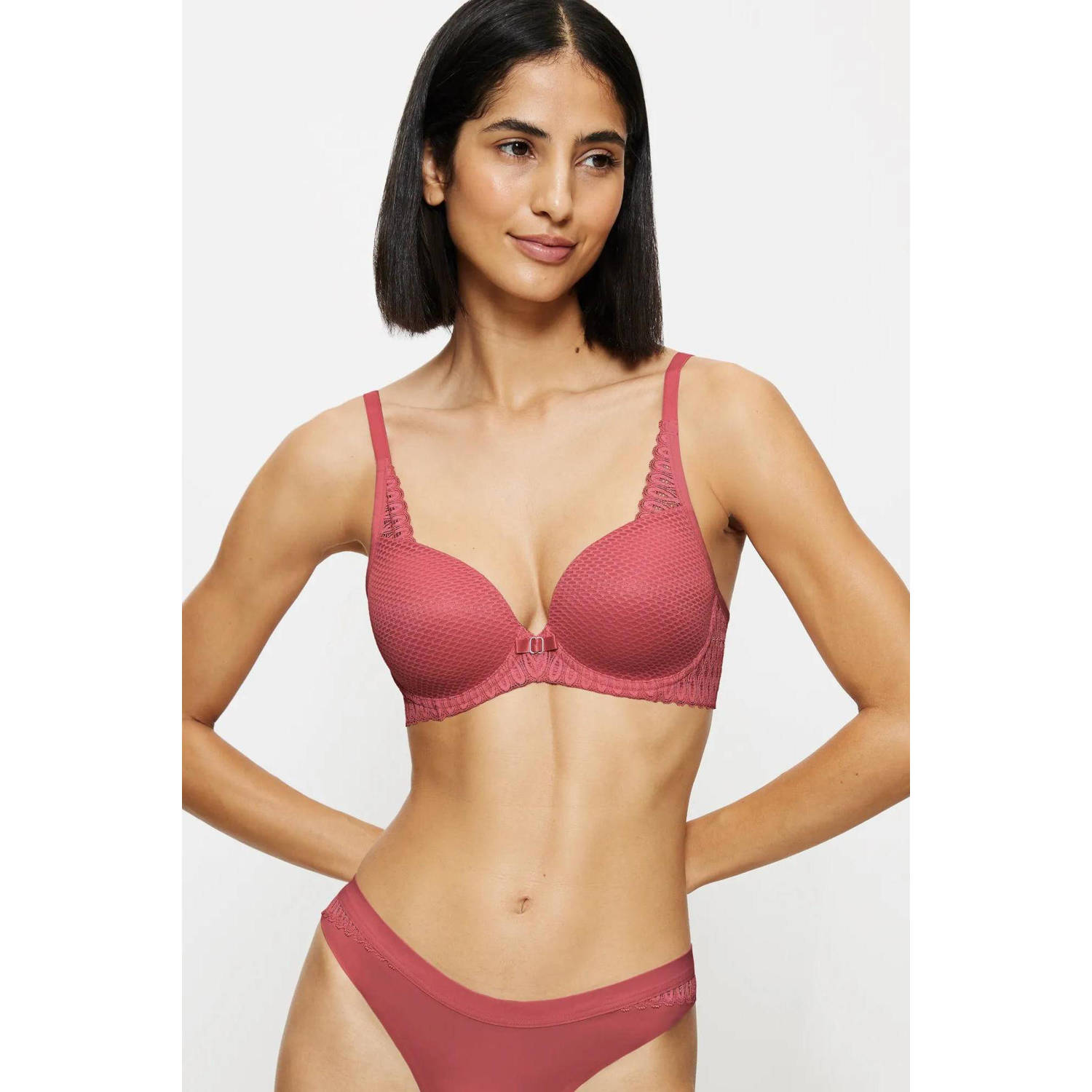 Triumph voorgevormde beugelbh Aura Spotlight steenrood