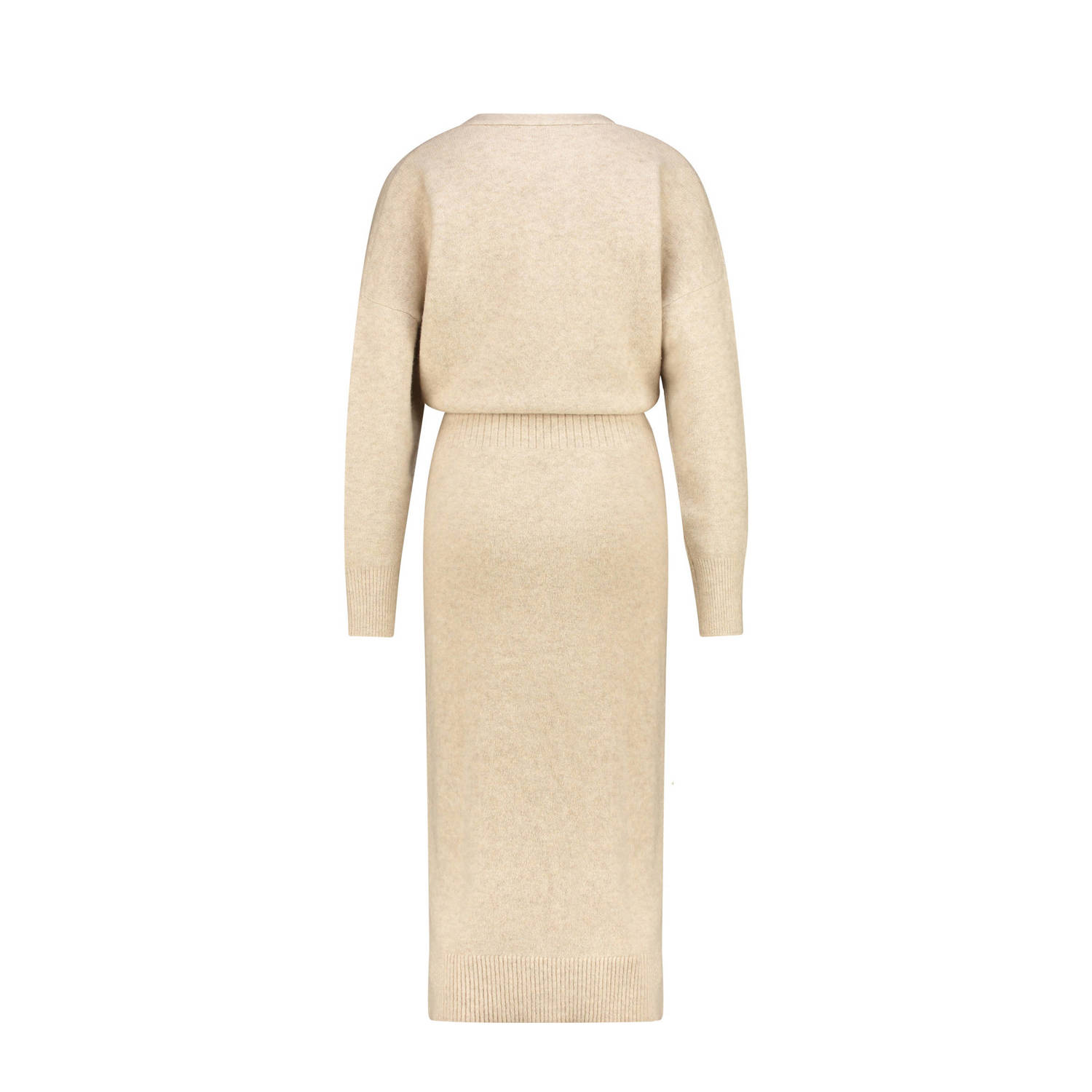 Expresso gebreide jurk beige
