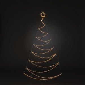 Konstsmide LED kerstboom wit/extra warmwit - 180x102 cm - 420 L - binnen - met stekker