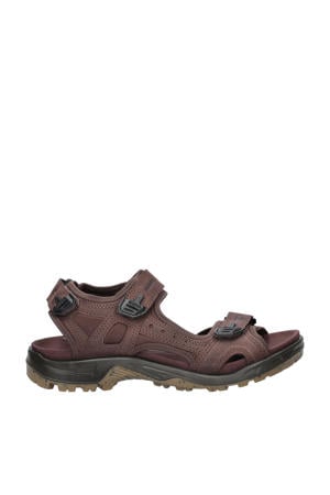 nubuck sandalen donkerbruin