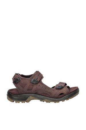 nubuck sandalen donkerbruin