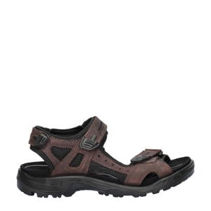 nubuck sandalen donkerbruin