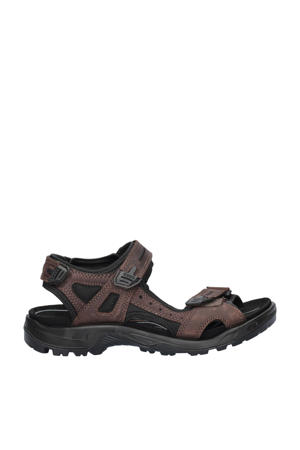nubuck sandalen donkerbruin