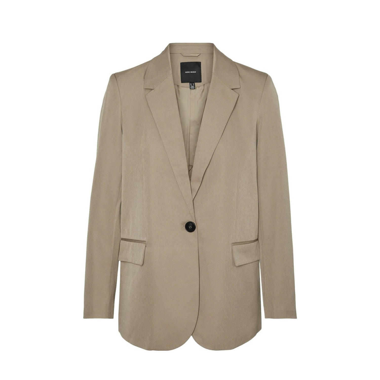 VERO MODA oversized blazer VMRAYA taupe