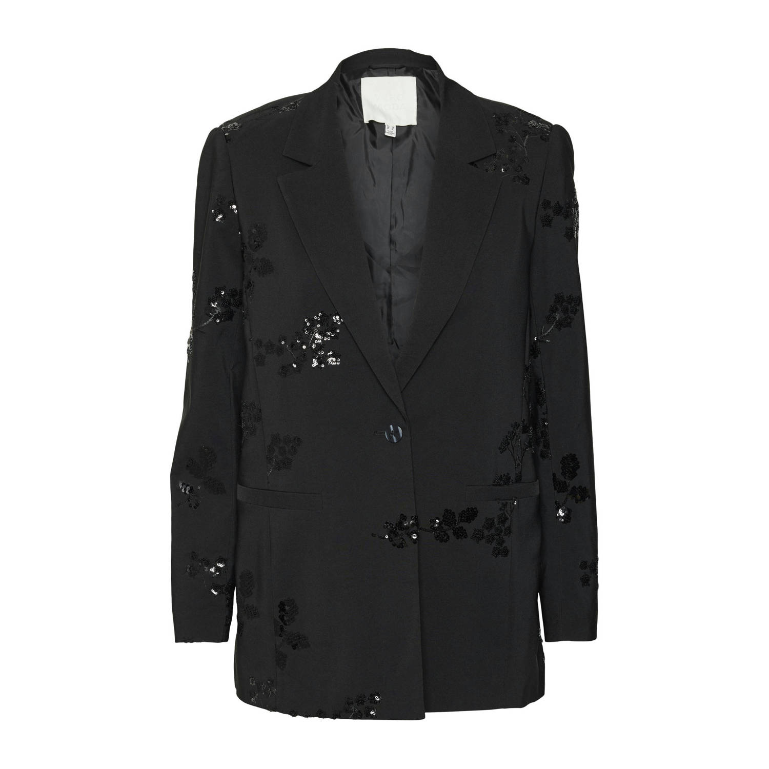 VERO MODA oversized blazer VMMITRA zwart