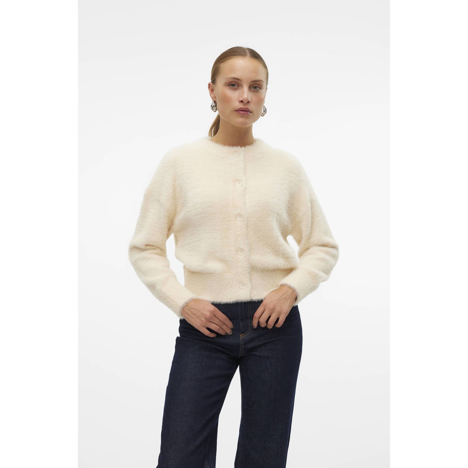 VERO MODA vest VMALINA crème