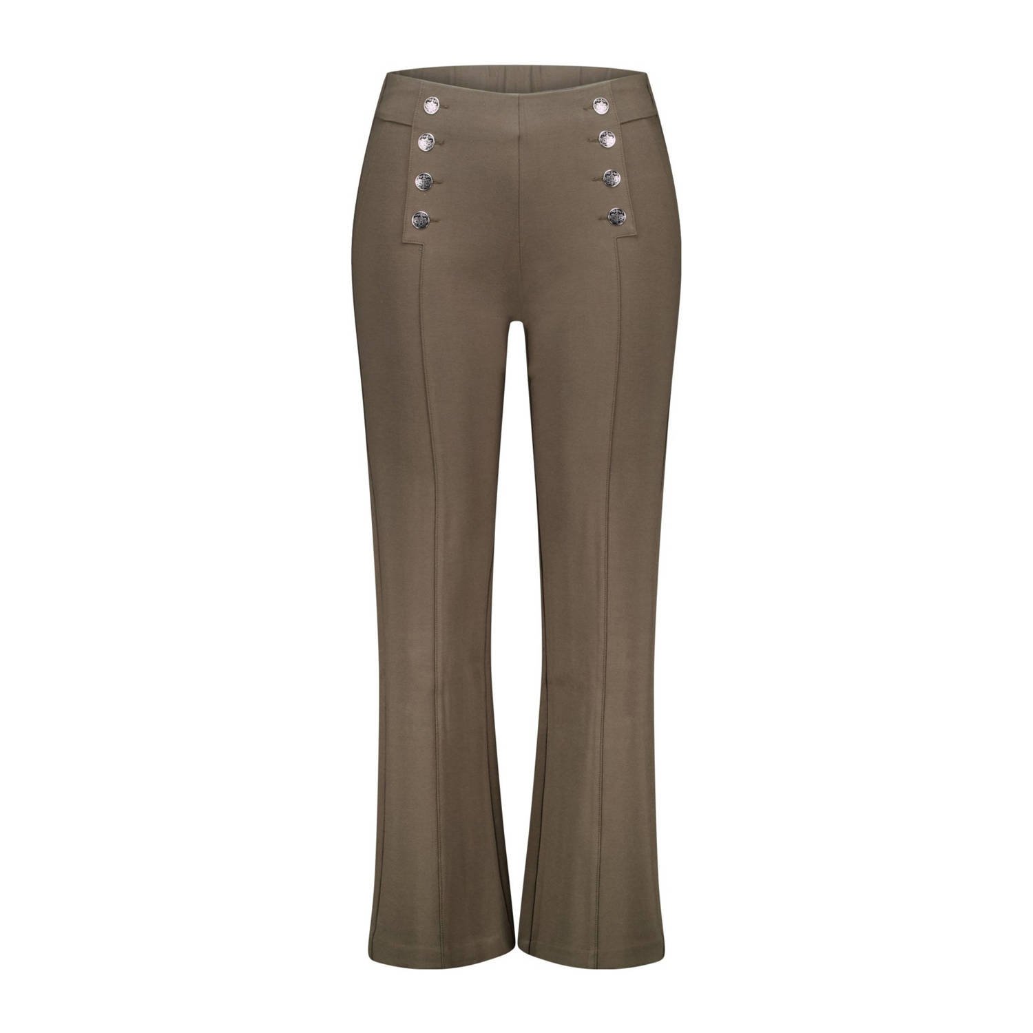 MS Mode flared broek bruin