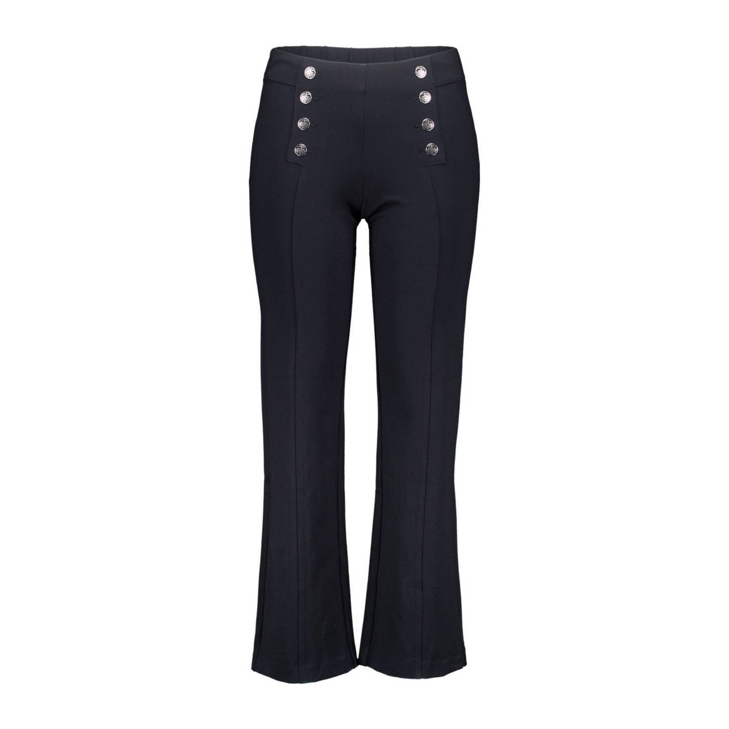 MS Mode flared broek zwart