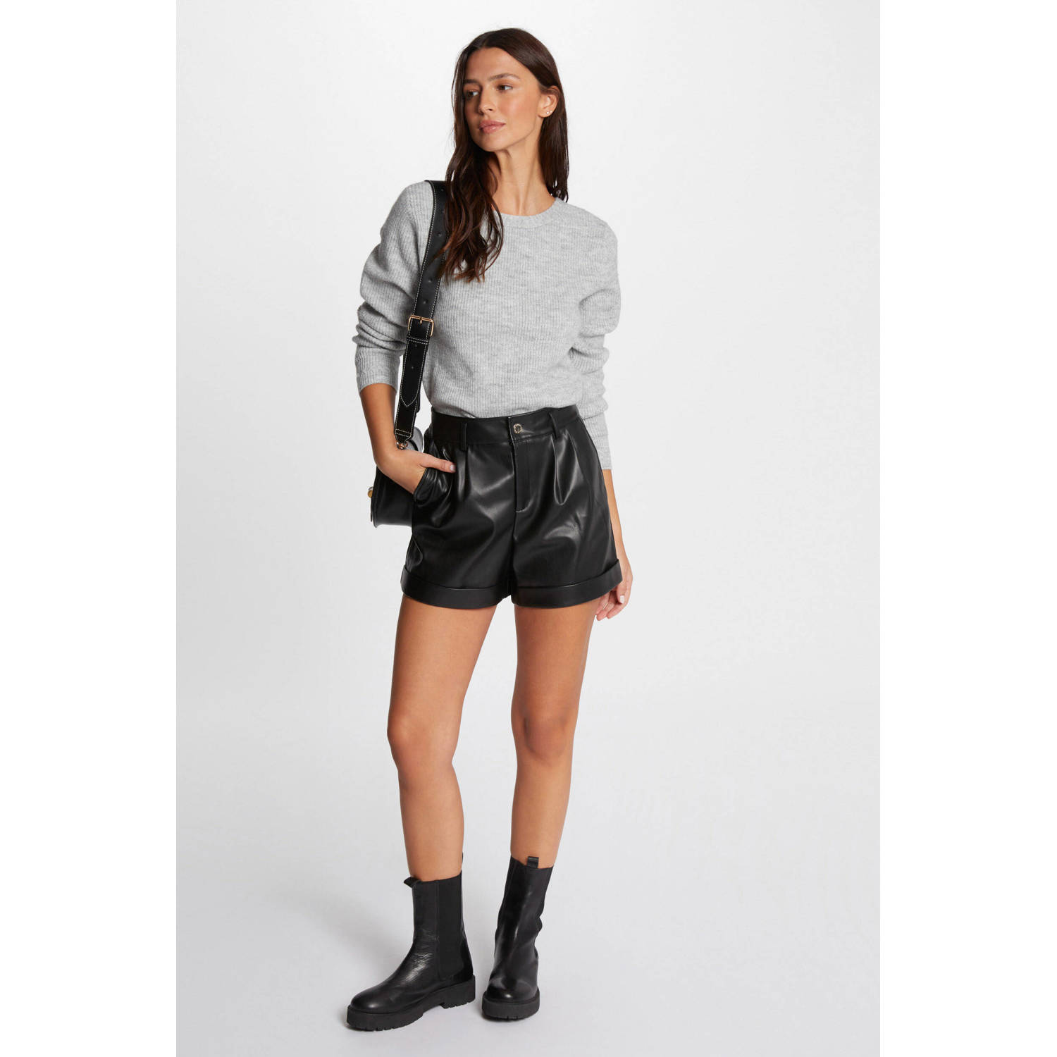 Morgan reversible vest grijs