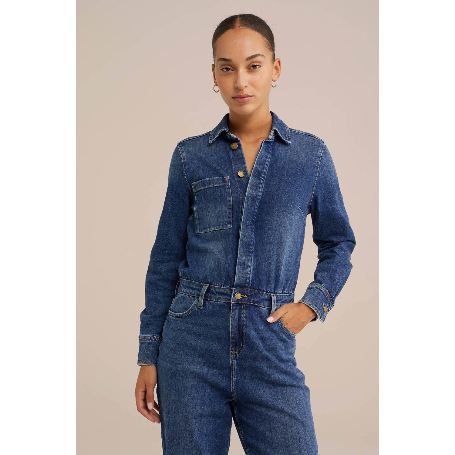 WE Fashion Blue Ridge jumpsuit medium blue denim