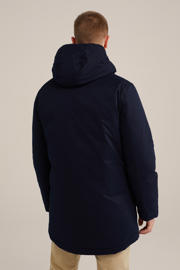 thumbnail: WE Fashion gewatteerde winterjas donkerblauw