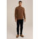WE Fashion wollen gebreide trui bruin