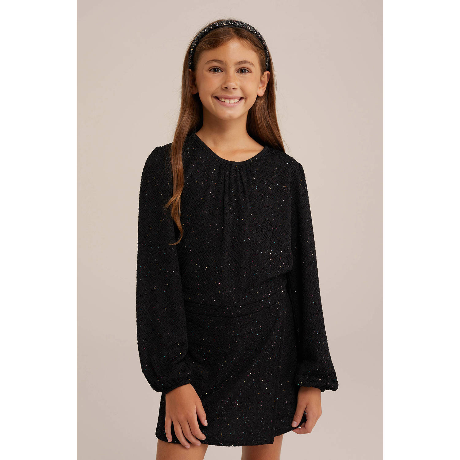WE Fashion zwart glitter