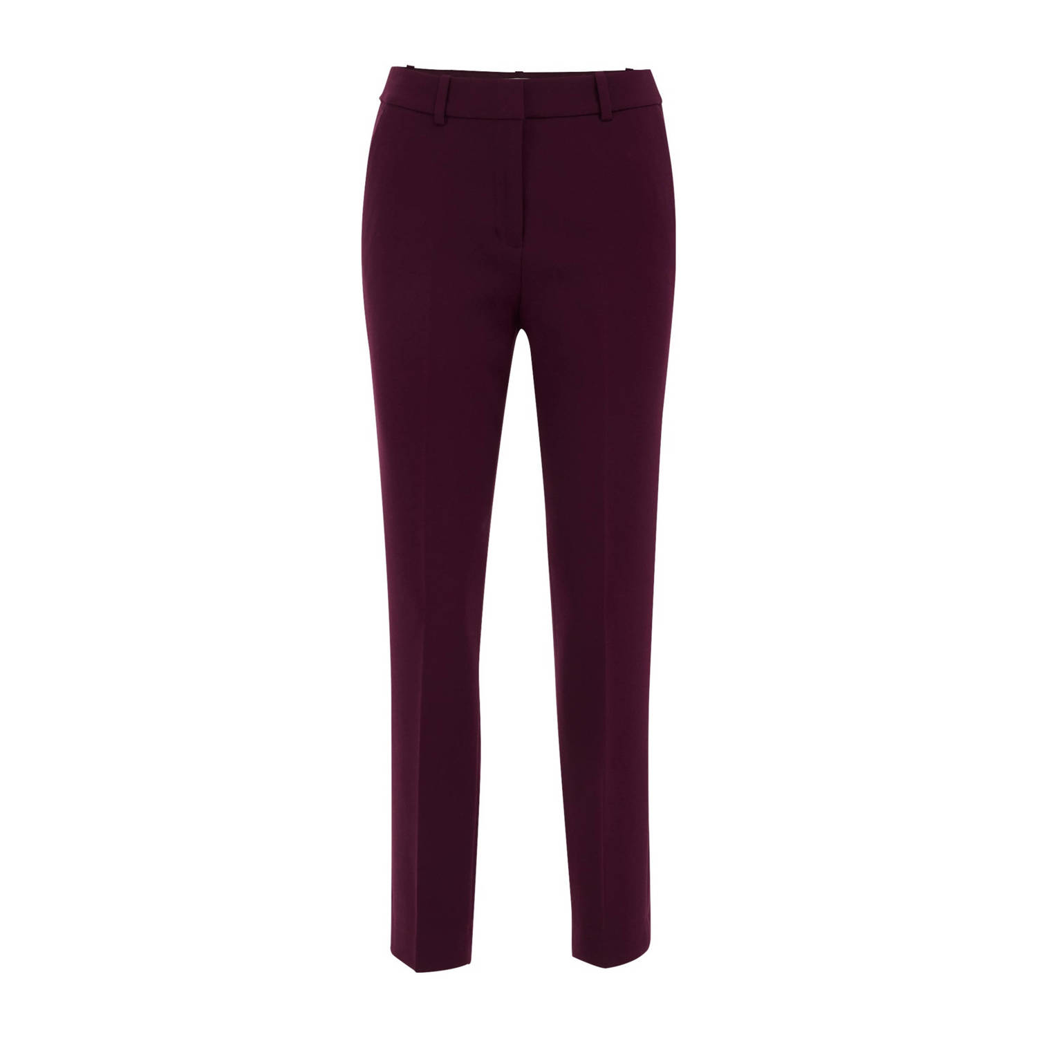 WE Fashion pantalon donkerpaars