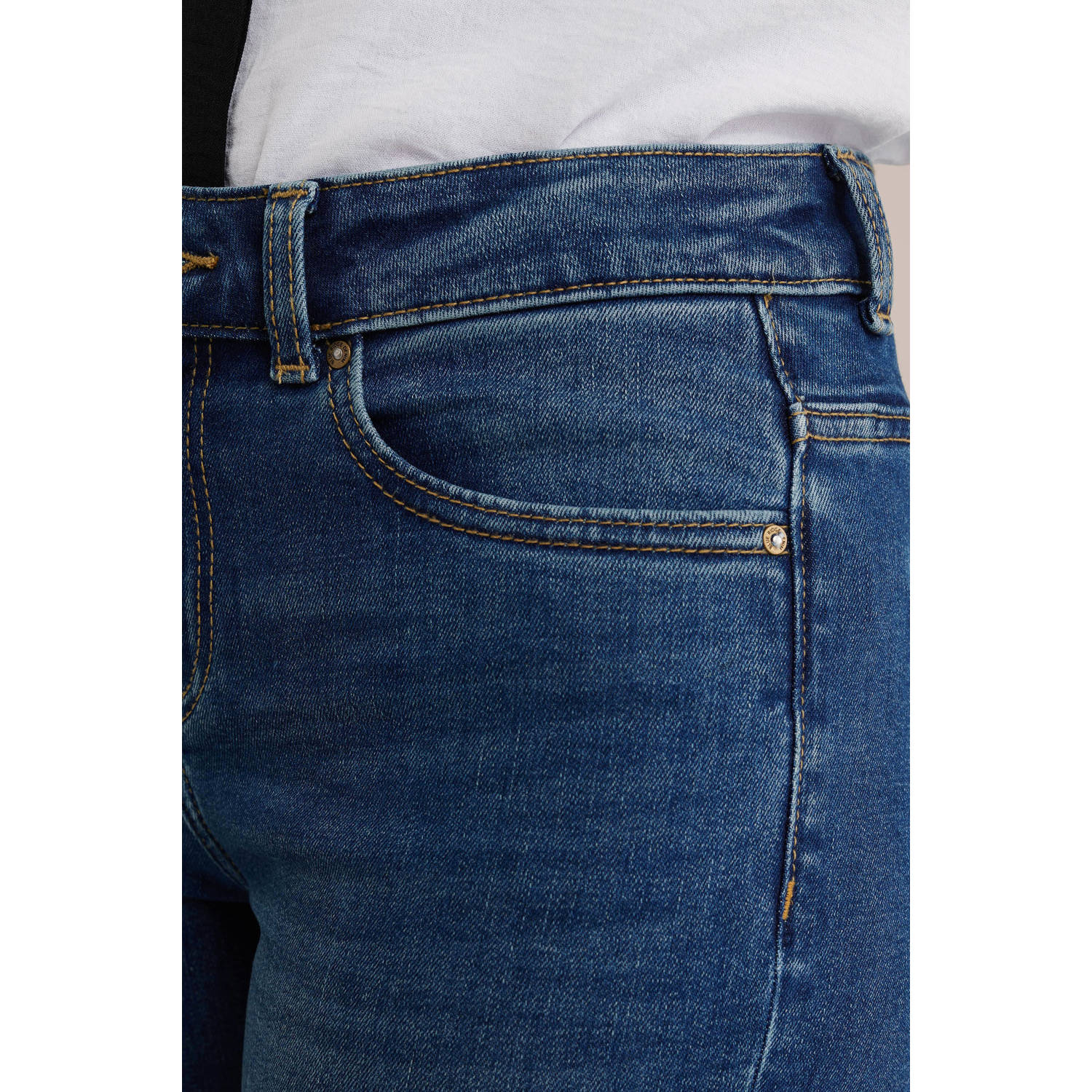 WE Fashion Blue Ridge skinny jeans medium blue denim
