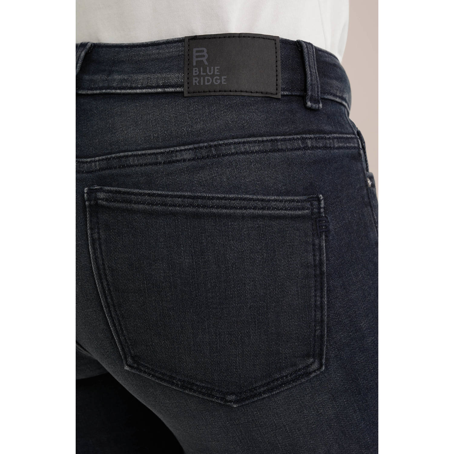 WE Fashion Blue Ridge skinny jeans black denim