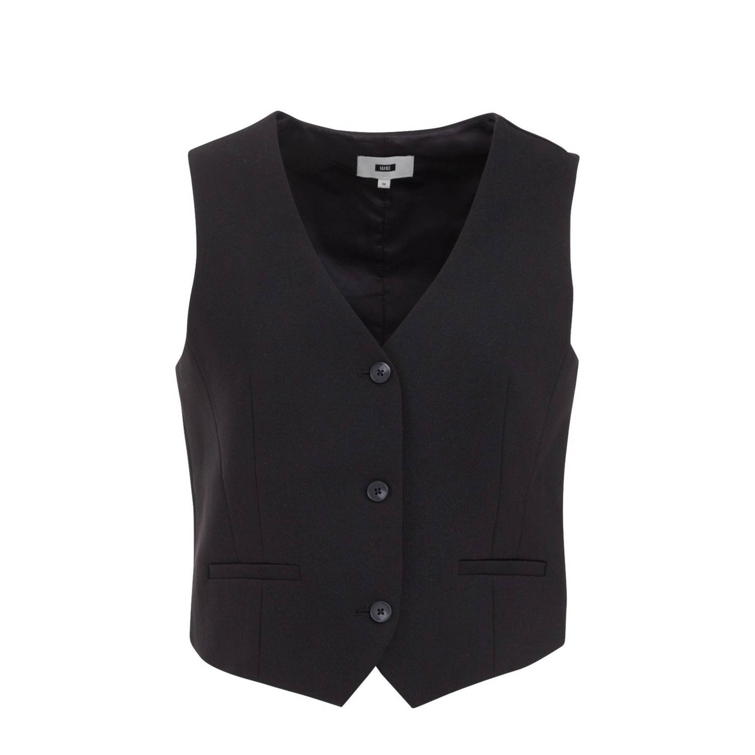 WE Fashion gilet zwart