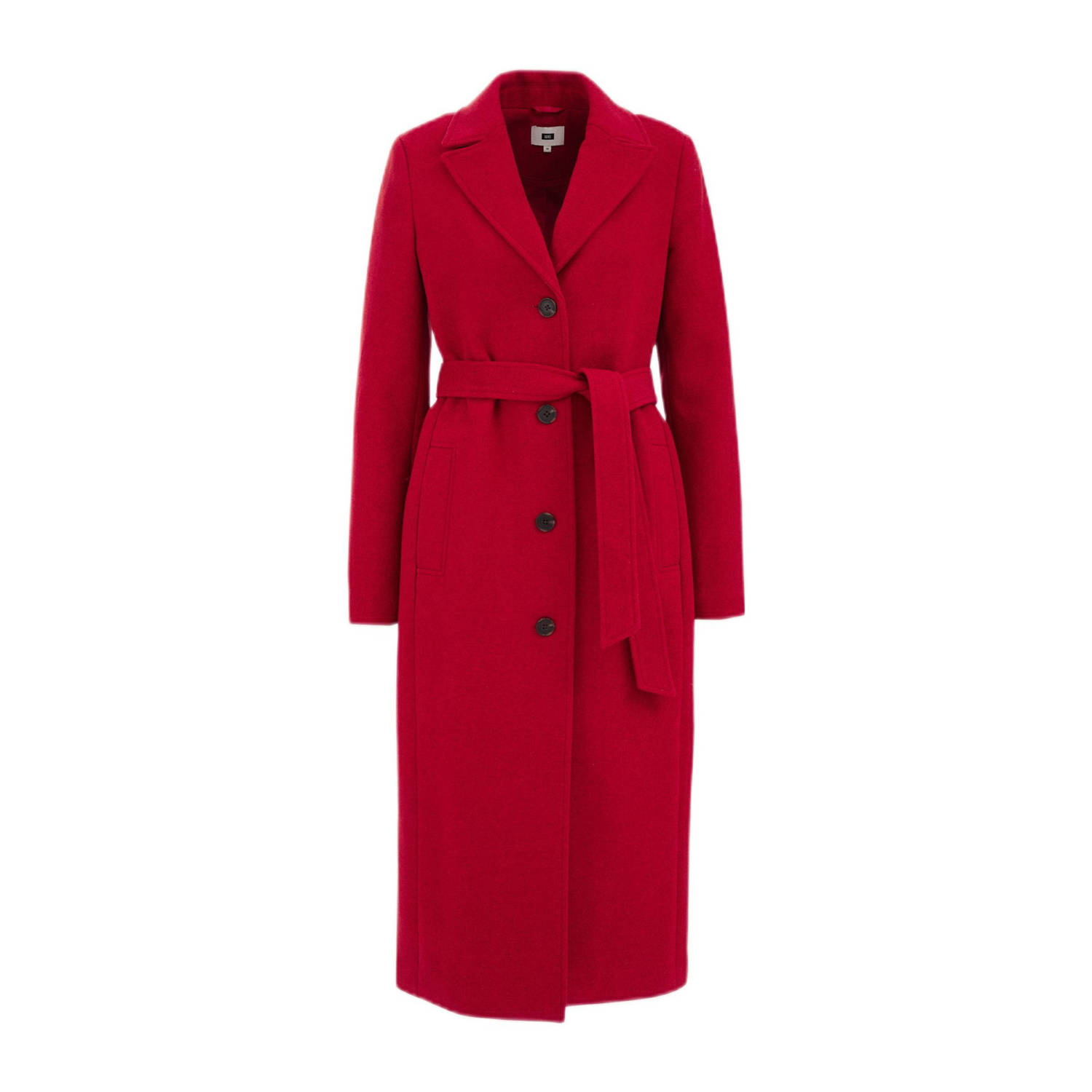 WE Fashion jas met wol rood