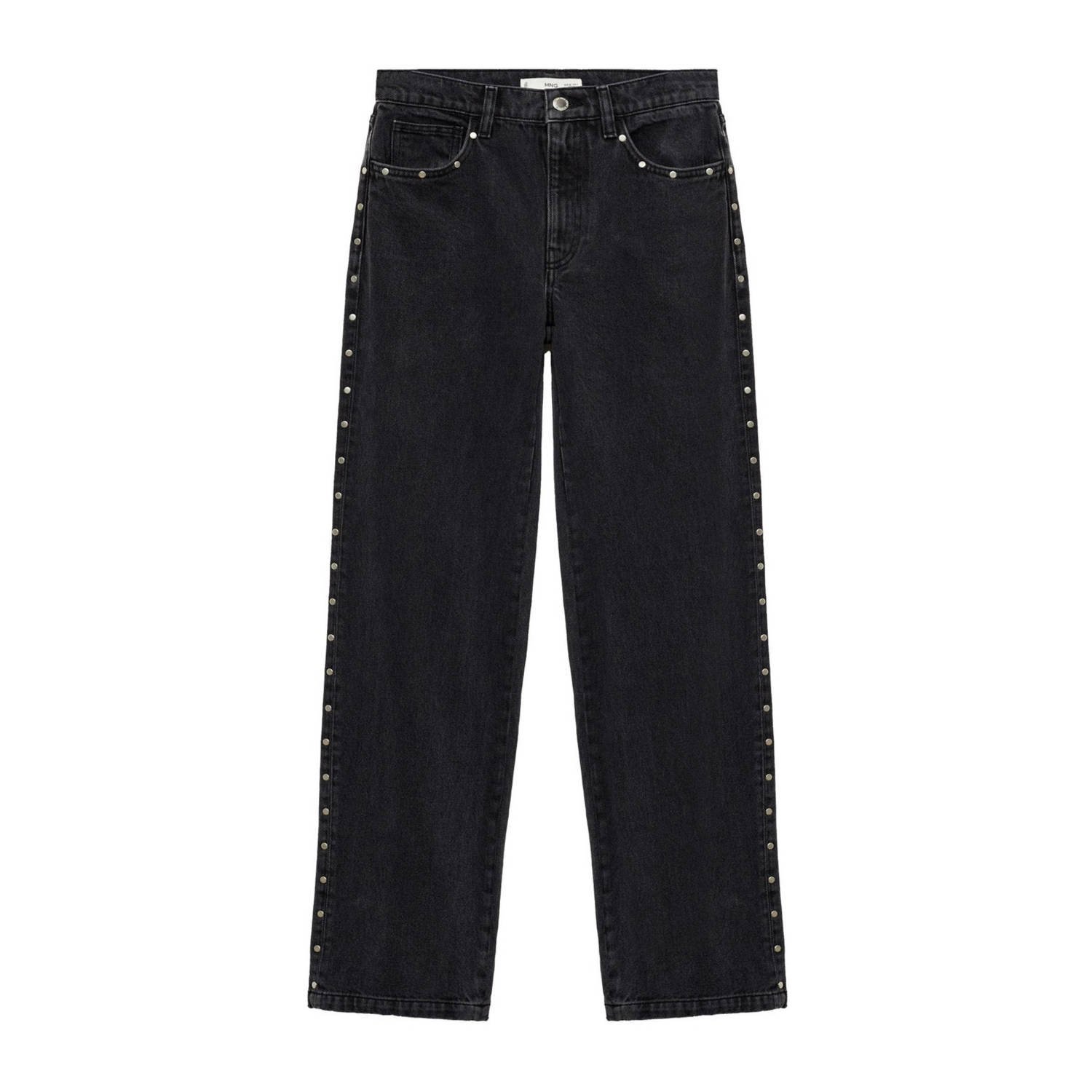 Mango straight leg jeans changeant grijs