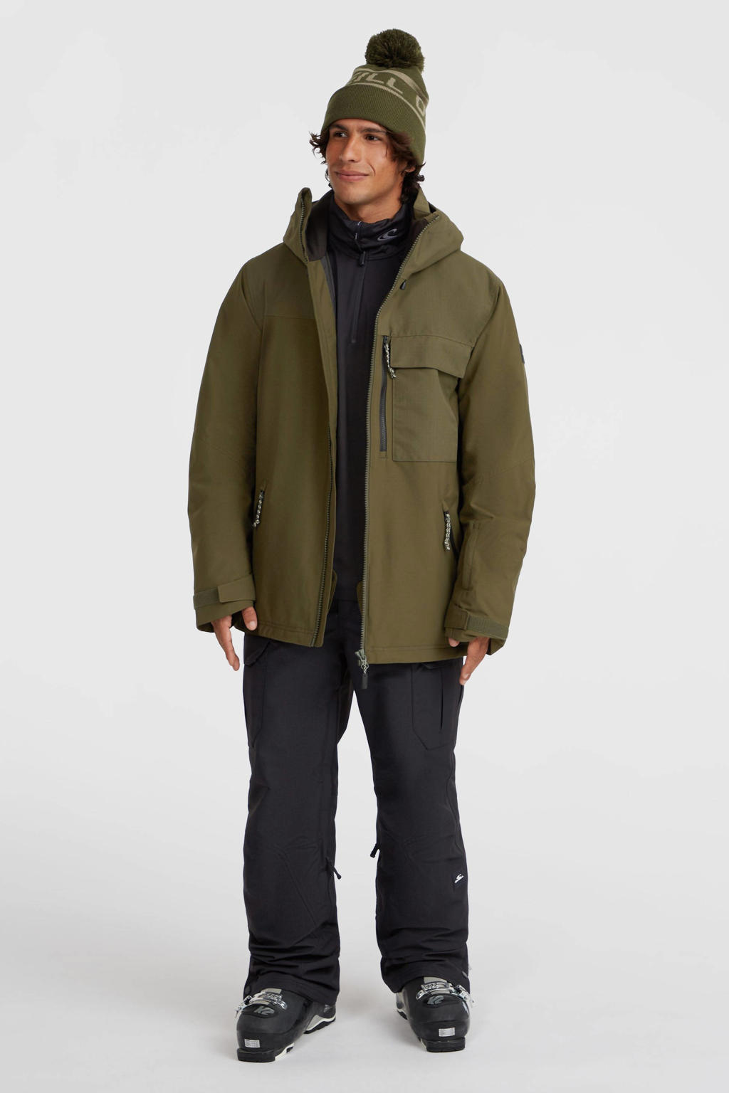 O'Neill ski-jas UTILITY HYBRID donkergroen