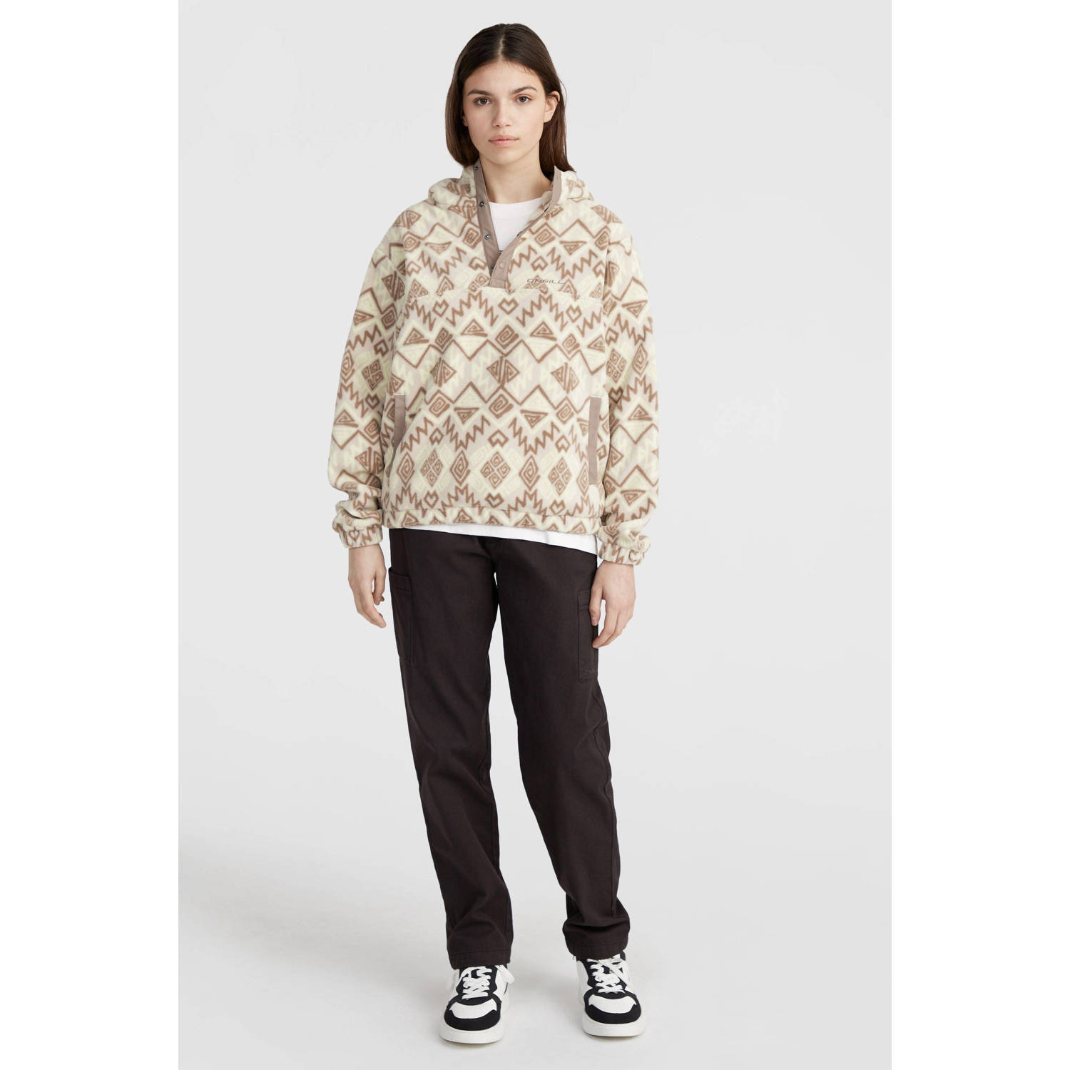 O'Neill high waist loose fit broek zwart