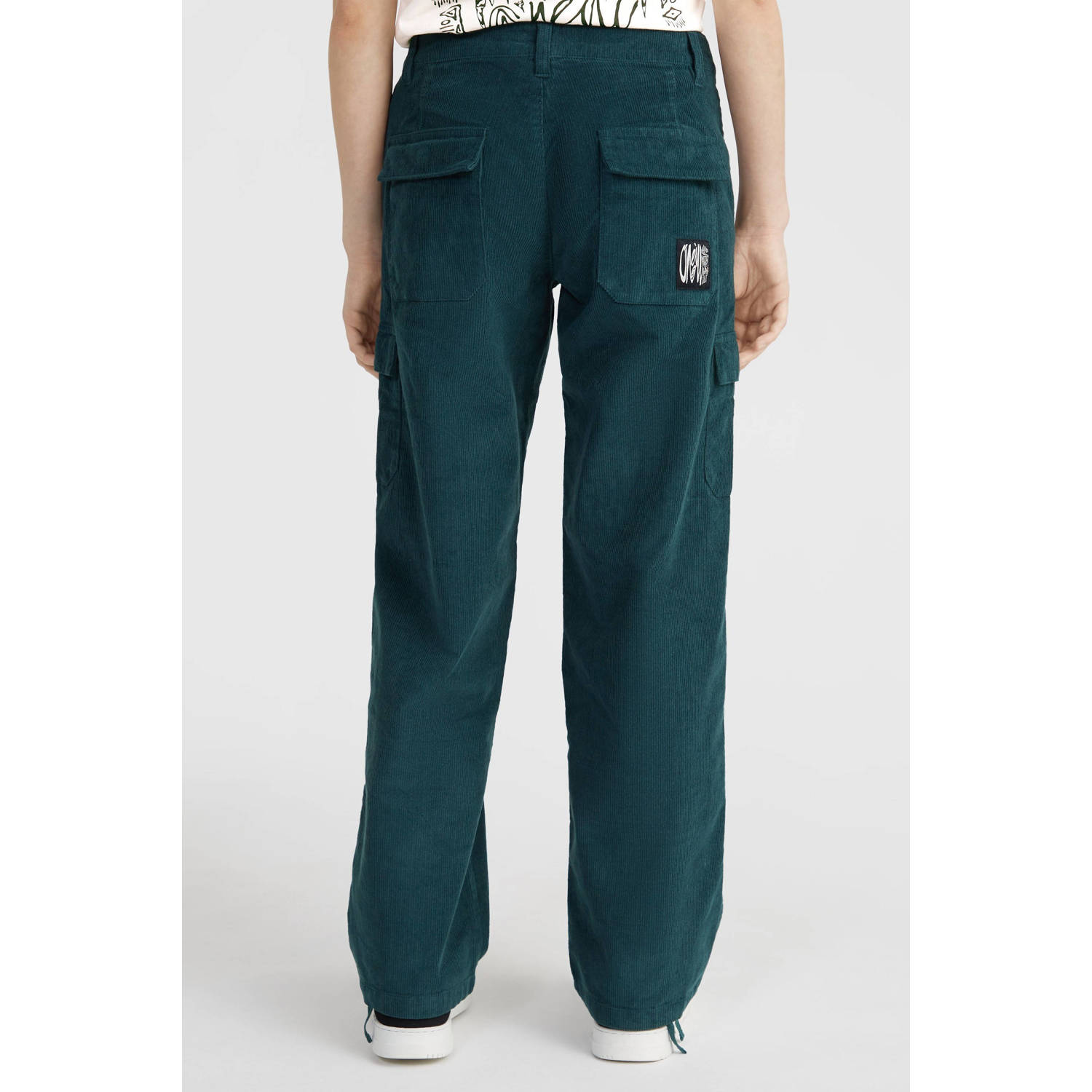 O'Neill corduroy cargobroek donkergroen