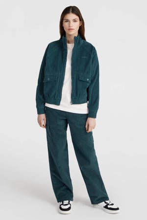 corduroy jasje donkergroen
