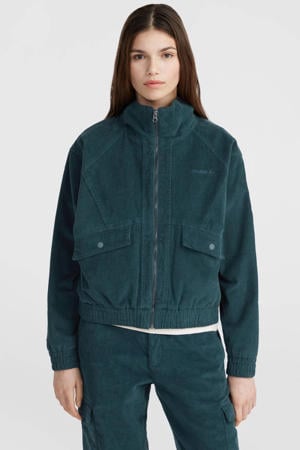 corduroy jasje donkergroen