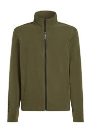 thumbnail: Donkergroene heren O'Neill skivest Jack's van polyester met effen en lange mouwen